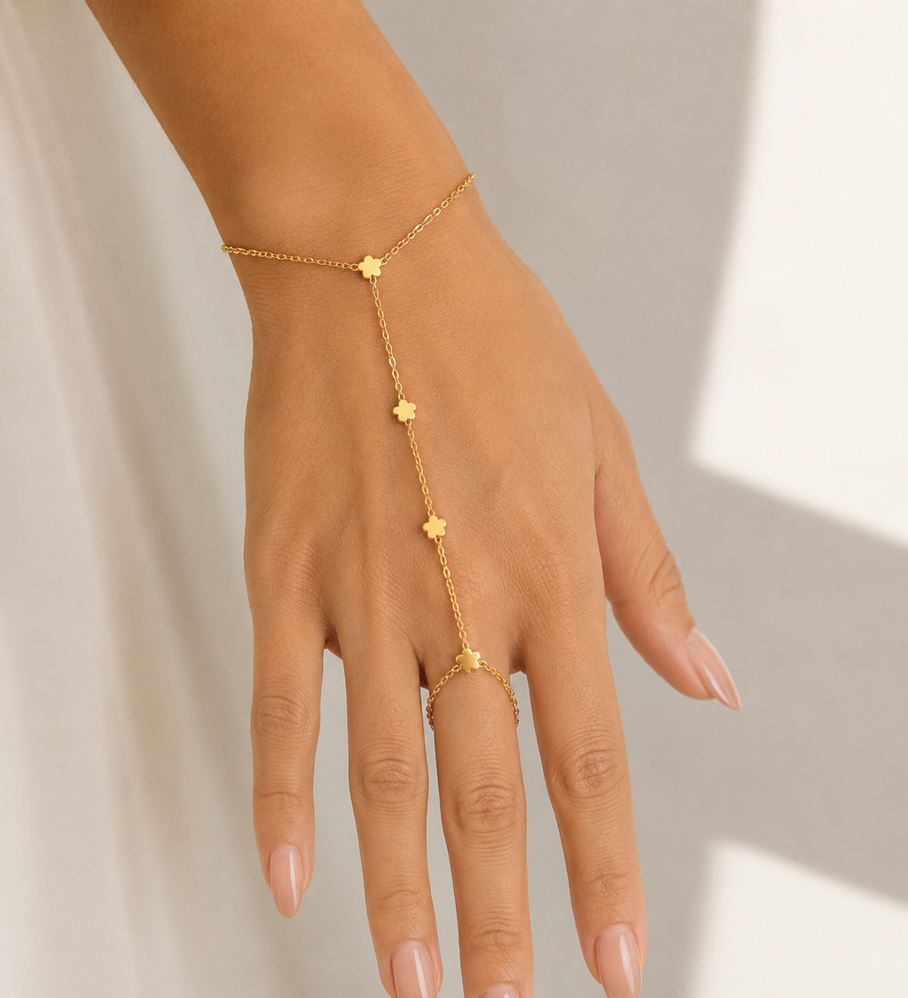 Floral Blossom Hand Chain