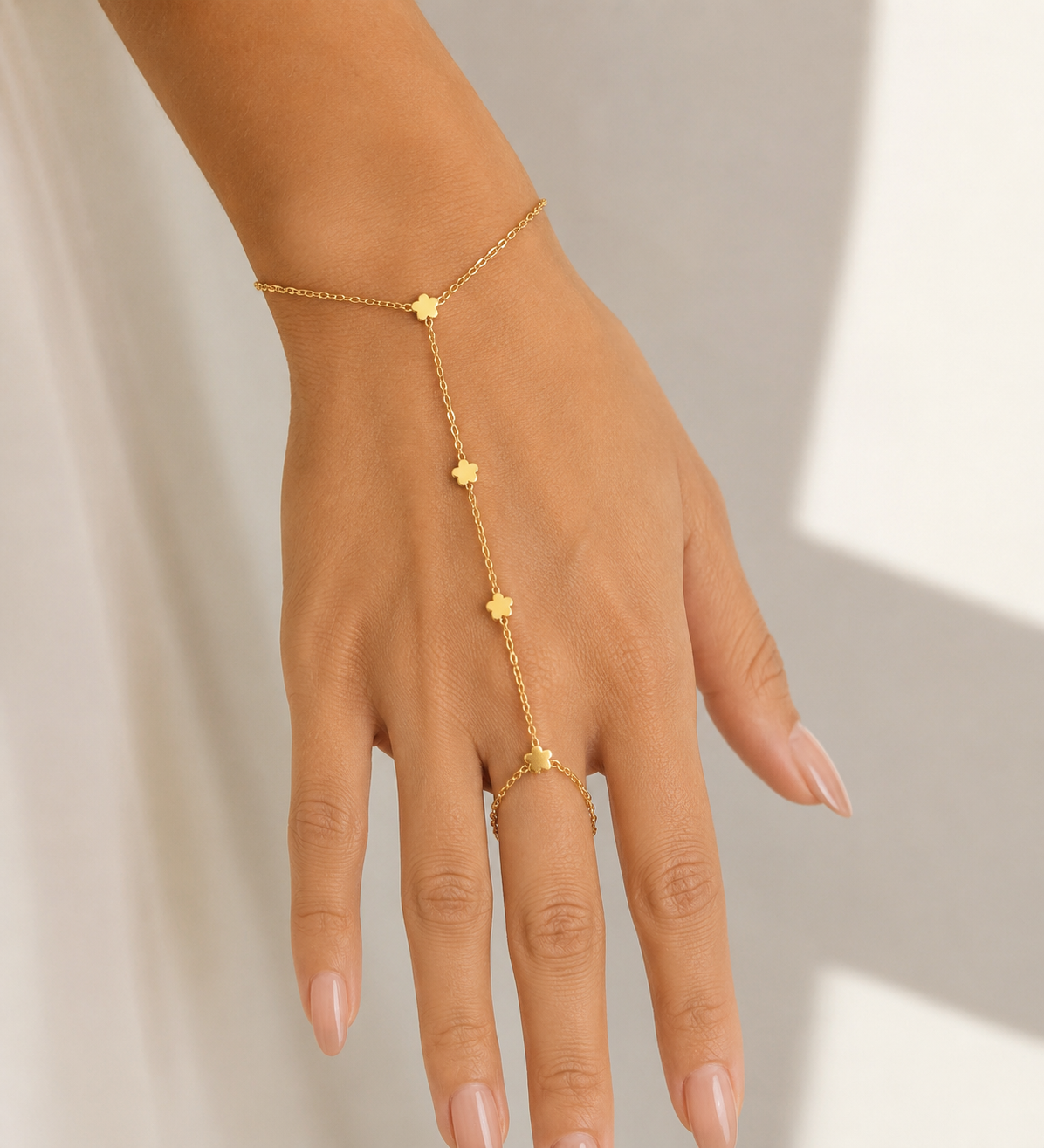 Floral Blossom Hand Chain