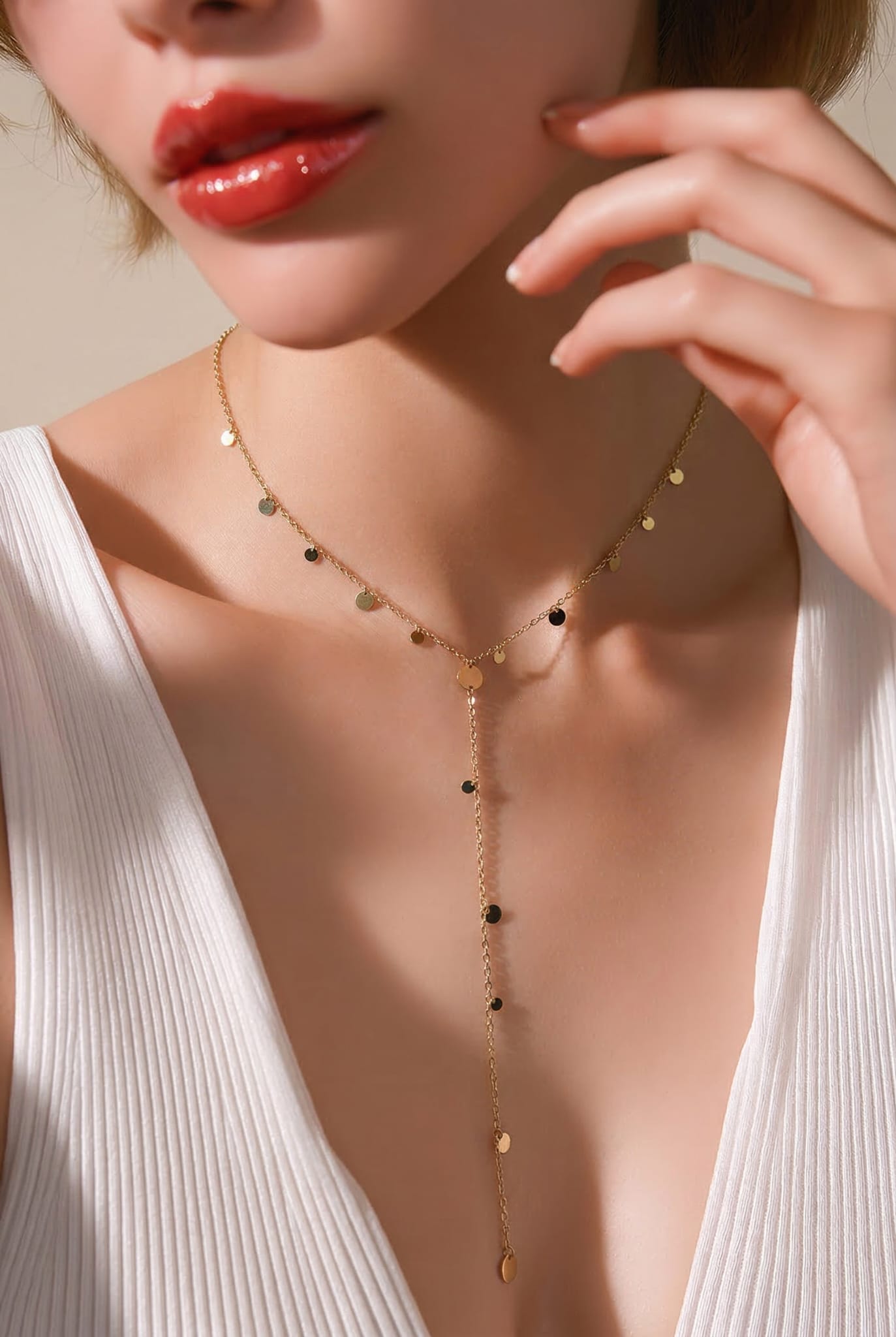 Golden Cascade Necklace