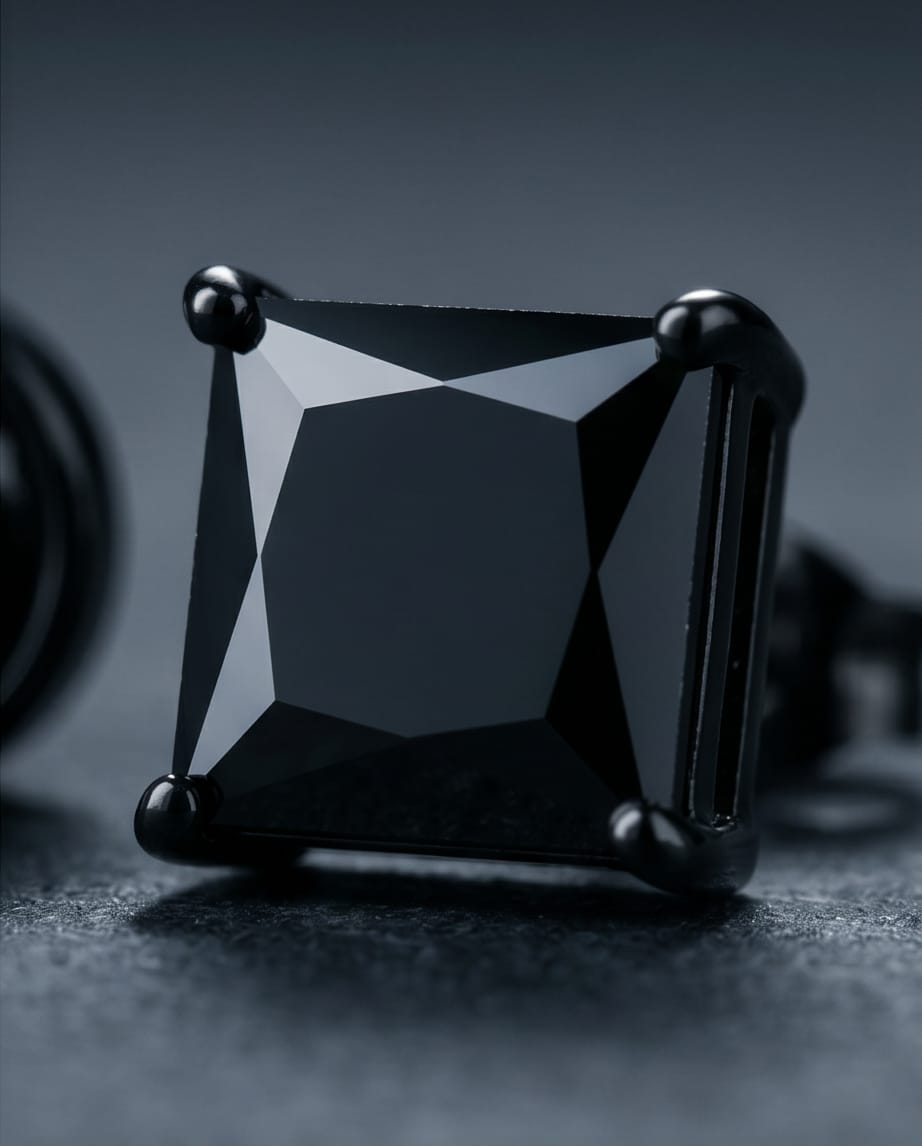 Midnight Onyx Stud Earrings