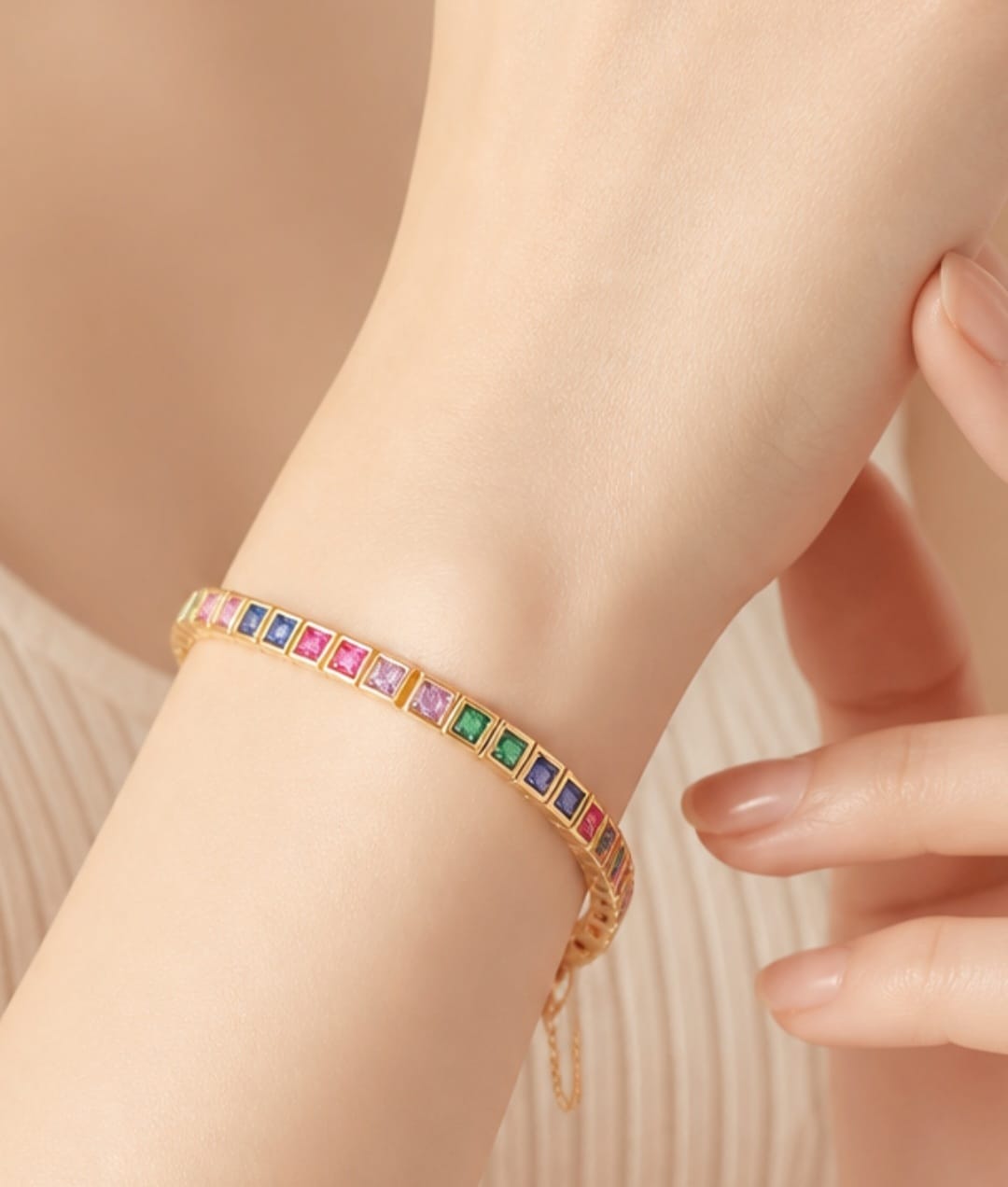 Prism Luxe Tennis Necklace