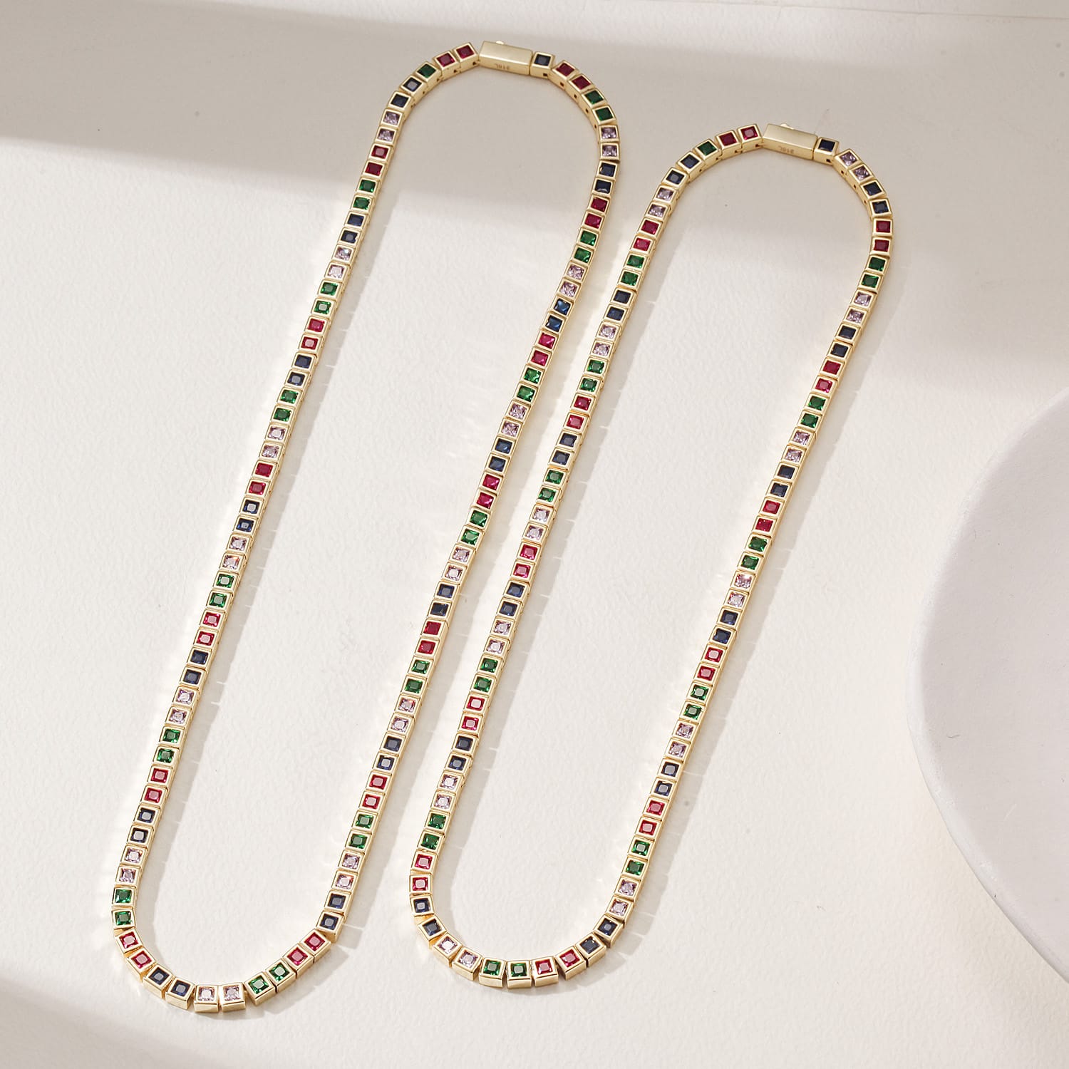 Prism Luxe Tennis Necklace