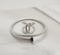 ✨ Luxe Nail Bracelet & Ring Set 💛