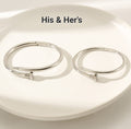 ✨ Forever Bond Nail Bracelet Set – Silver 🩶