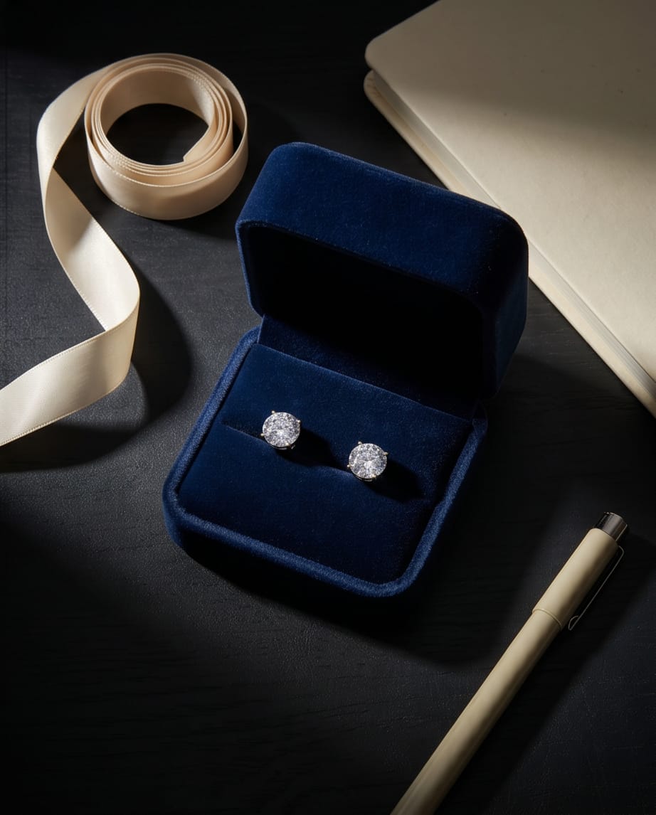 ✨ Diamond Luxe Stud Earrings 💎